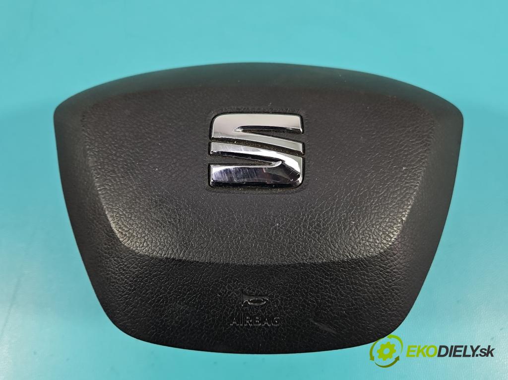 Seat Leon III 2012-2020 2.0 tdi 150 HP manual 110 kW 1968 cm3 5- airbag vzduch: Řidiči: 5F0880201J (Airbag)