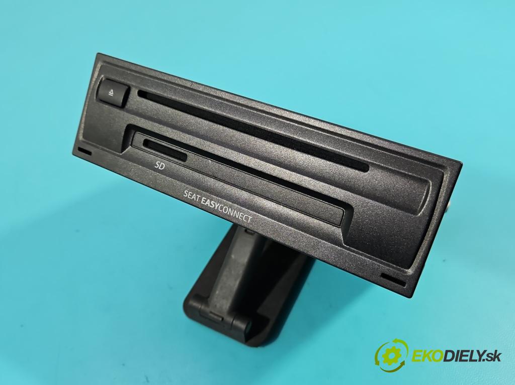 Seat Leon III 2012-2020 2.0 tdi 150 hp manual 110 kW 1968 cm3 5- Navigace: čtečka 5QA035824