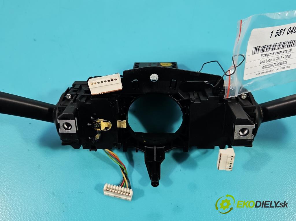 Seat Leon III 2012-2020 2.0 tdi 150 HP manual 110 kW 1968 cm3 5- prepínač komplex: 5Q0953507GD (Prepínacie páčky pod volantom)