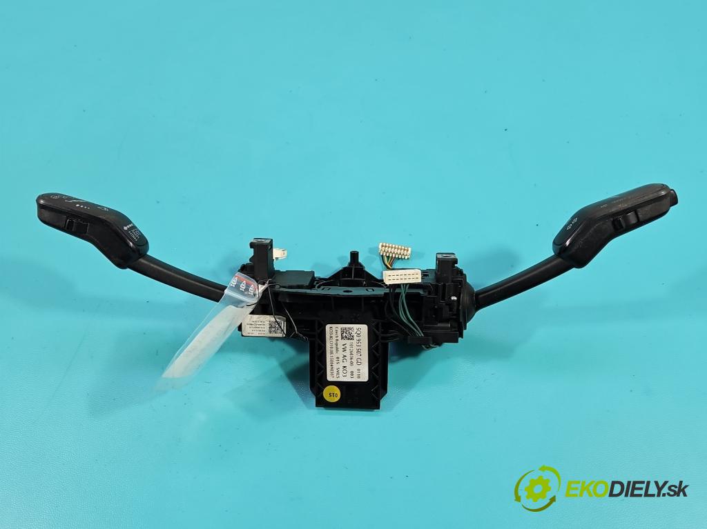 Seat Leon III 2012-2020 2.0 tdi 150 HP manual 110 kW 1968 cm3 5- prepínač komplex: 5Q0953507GD (Prepínacie páčky pod volantom)