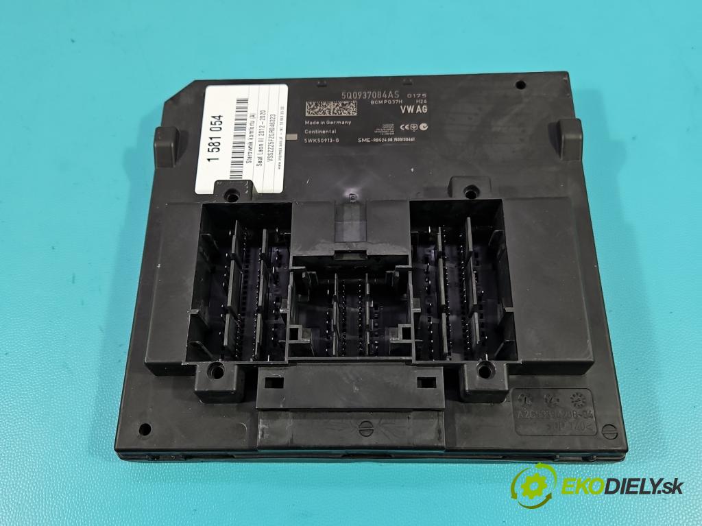 Seat Leon III 2012-2020 2.0 tdi 150 hp manual 110 kW 1968 cm3 5- řídící jednotka komfortu 5Q0937084AS