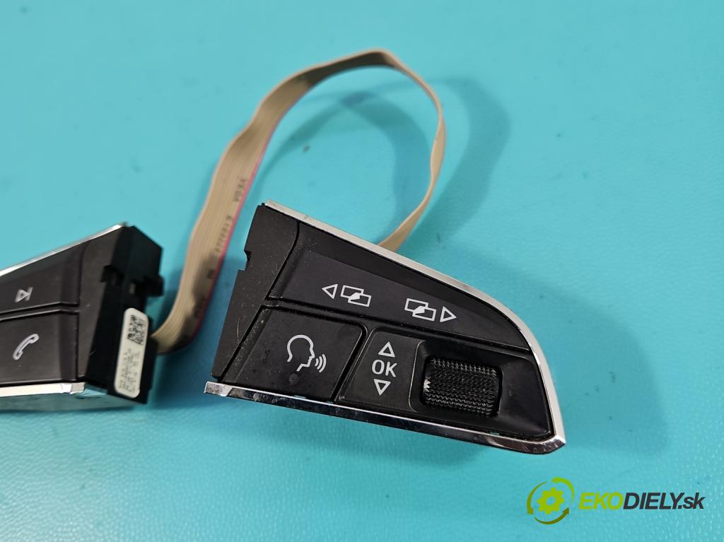 Seat Leon III 2012-2020 2.0 tdi 150 HP manual 110 kW 1968 cm3 5- prepínač multifunkční: řízení: 5F0919719B (Prepínacie páčky pod volantom)