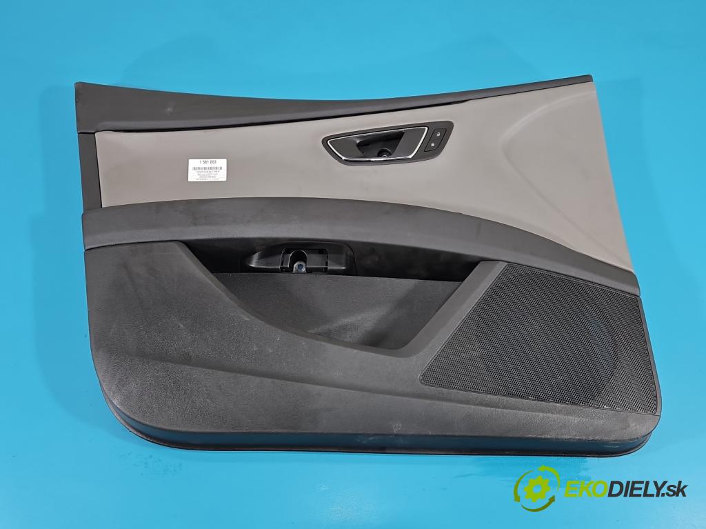 Seat Leon III 2012-2020 2.0 tdi 150 HP manual 110 kW 1968 cm3 5- Čalounictví: dvere predné ľavé 