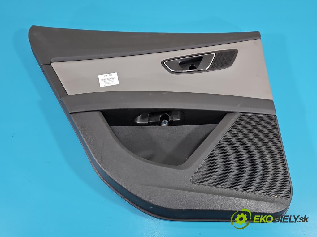 Seat Leon III 2012-2020 2.0 tdi 150 hp manual 110 kW 1968 cm3 5- Tapacír: dveře zadní levé 