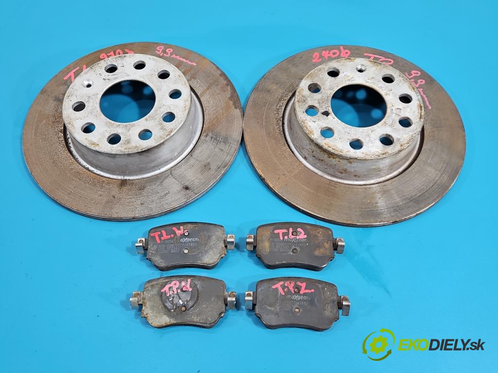 Seat Leon III 2012-2020 2.0 tdi 150 hp manual 110 kW 1968 cm3 5- Štíty: posilovač zadní 