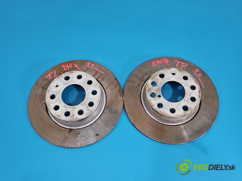 Seat Leon III 2012-2020 2.0 tdi 150 HP manual 110 kW 1968 cm3 5- Štíty: brzdové zadné