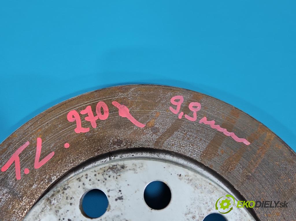 Seat Leon III 2012-2020 2.0 tdi 150 HP manual 110 kW 1968 cm3 5- Štíty: brzdové zadné