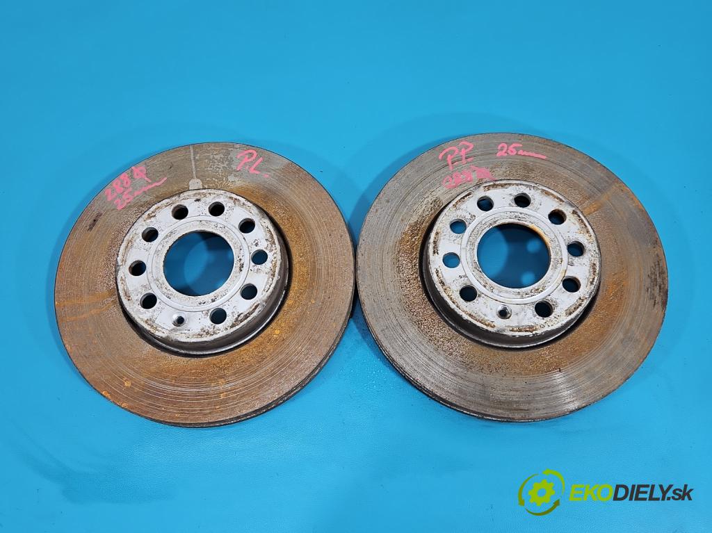 Seat Leon III 2012-2020 2.0 tdi 150 HP manual 110 kW 1968 cm3 5- Štíty: brzdové predné