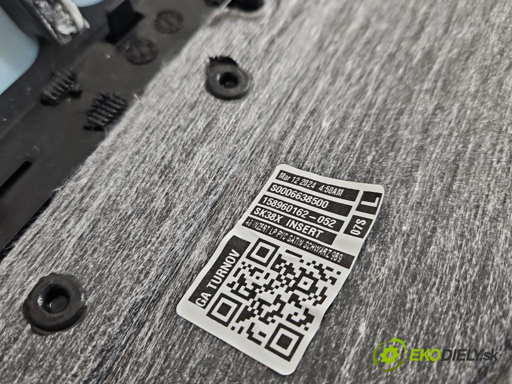 Skoda Octavia IV 2019- 2.0 tdi 116 HP manual 85 kW 1968 cm3 5- Čalounictví: dvere predné ľavé