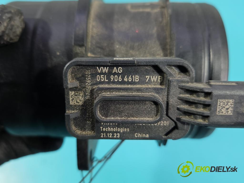 Skoda Octavia IV 2019- 2.0 tdi 116 HP manual 85 kW 1968 cm3 5- průtokoměr: 05L906461B (Váha vzduchu)