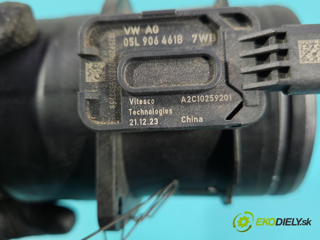 Skoda Octavia IV 2019- 2.0 tdi 116 HP manual 85 kW 1968 cm3 5- průtokoměr: 05L906461B (Váha vzduchu)