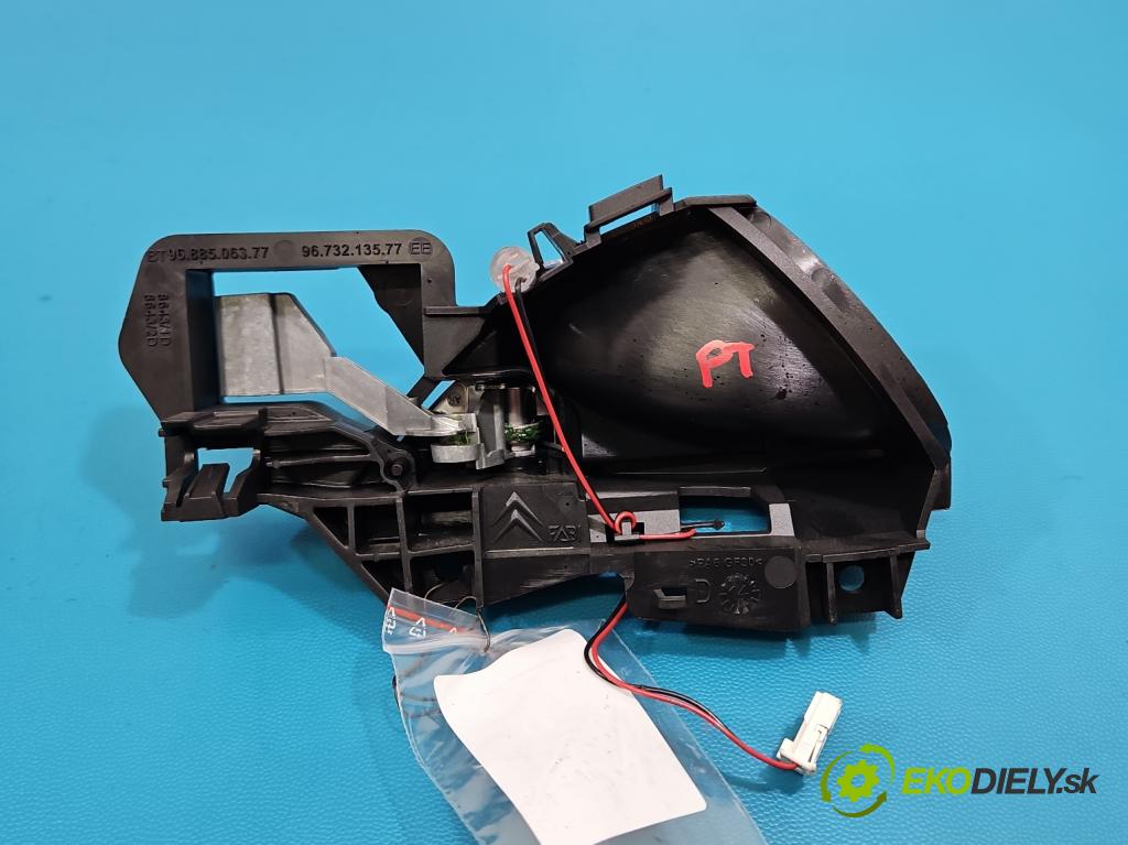 Citroen DS5 2011-2015 2.0 HDI 163 HP automatic 120 kW 1997 cm3 5- rukoväť uvnitř: zadné pravé 9673213577 (Kľučka dverí ostatné)