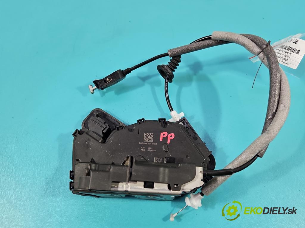 Skoda Octavia IV 2019- 2.0 tdi 116 HP manual 85 kW 1968 cm3 5- zámok predné pravý 5TB837016D