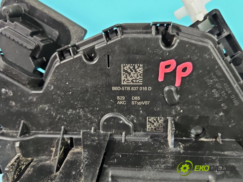 Skoda Octavia IV 2019- 2.0 tdi 116 HP manual 85 kW 1968 cm3 5- zámok predné pravý 5TB837016D