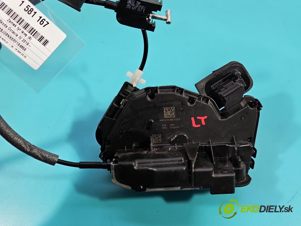 Skoda Octavia IV 2019- 2.0 tdi 116 HP manual 85 kW 1968 cm3 5- zámok zadné ľavý 5TA839015P