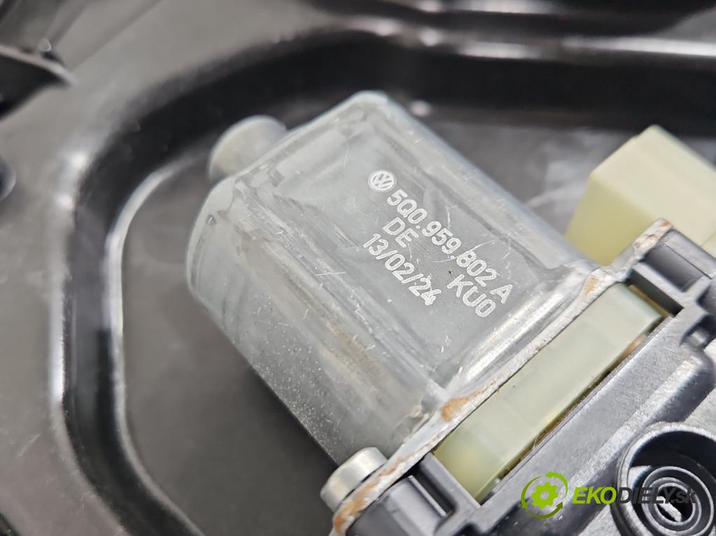 Skoda Octavia IV 2019- 2.0 tdi 116 HP manual 85 kW 1968 cm3 5- mechanizmus okna predné pravý 5Q0959802A