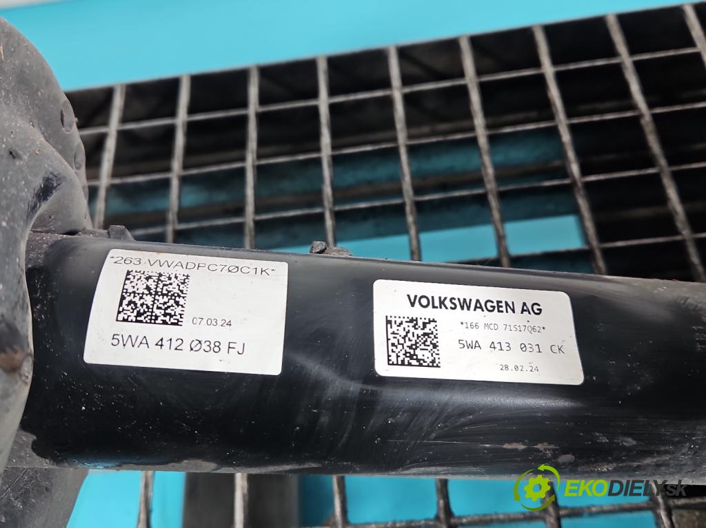 Skoda Octavia IV 2019- 2.0 tdi 116 HP manual 85 kW 1968 cm3 5- tlmič predné ľavý 5WA413031CK (Kľučka dverí ostatné)