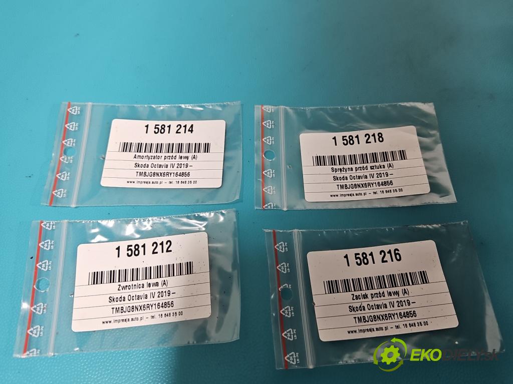 Skoda Octavia IV 2019- 2.0 tdi 116 HP manual 85 kW 1968 cm3 5- tlmič predné ľavý 5WA413031CK (Kľučka dverí ostatné)