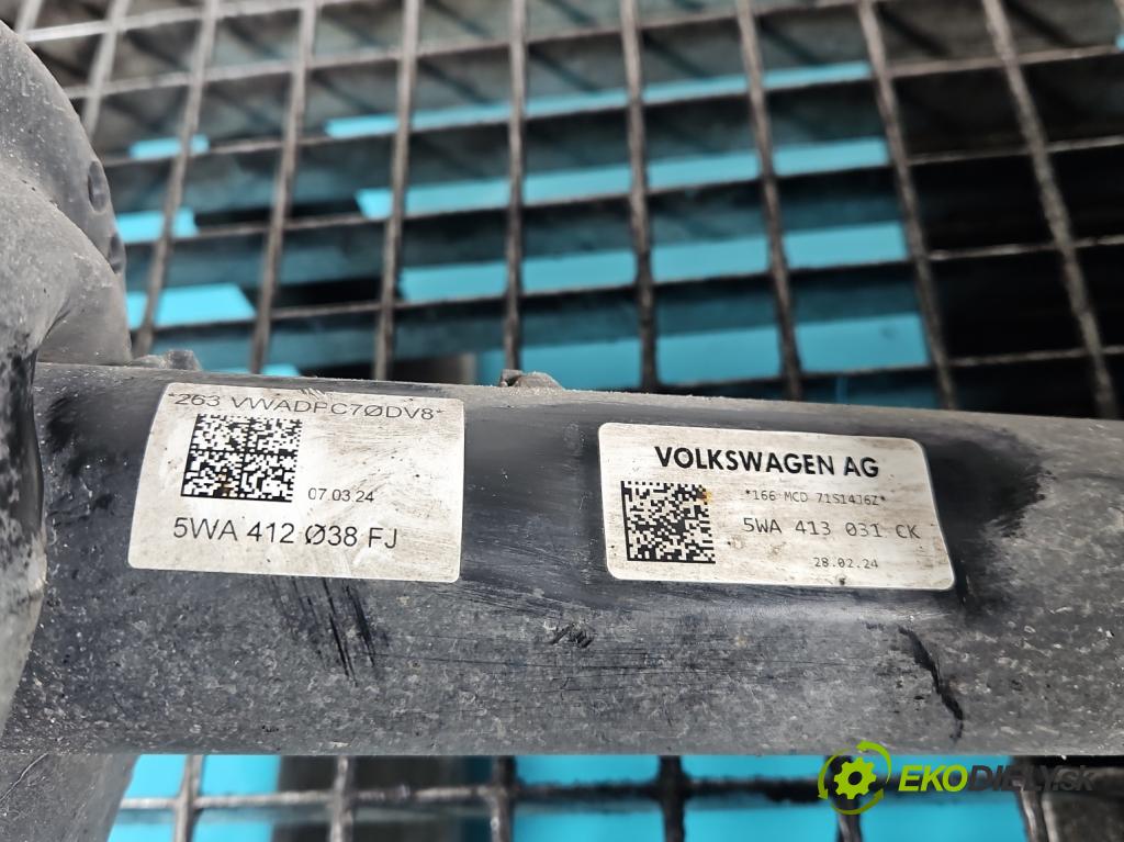 Skoda Octavia IV 2019- 2.0 tdi 116 HP manual 85 kW 1968 cm3 5- tlmič predné pravý 5WA412038FJ (Kľučka dverí ostatné)