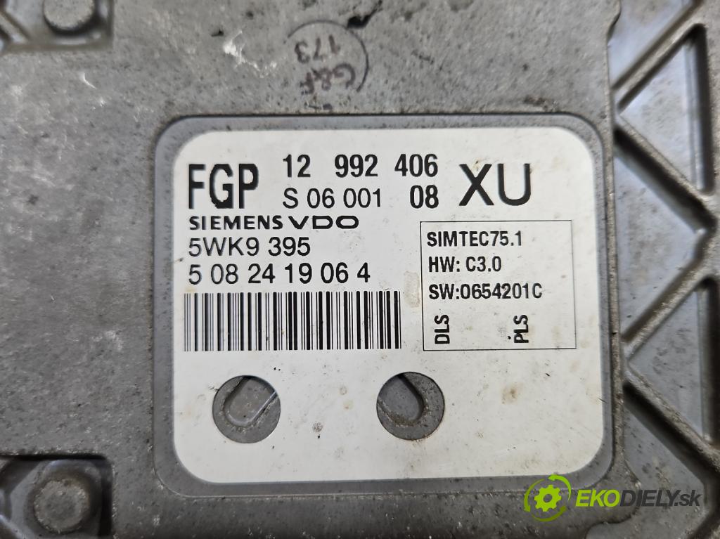 Opel Zafira B 2005-2014 1.8 16V 140 HP manual 103 kW 1796 cm3 5- riadiaca jednotka motora 12992406