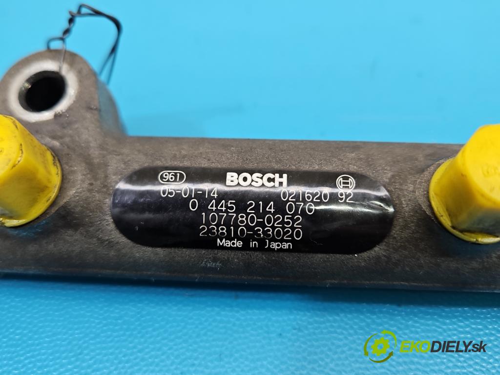 Toyota Corolla E12 2001-2009 1.4 D4D 90 HP manual 66 kW 1364 cm3 5- lišta vstrekovacia 0445214070 (Vstrekovacia lišta)