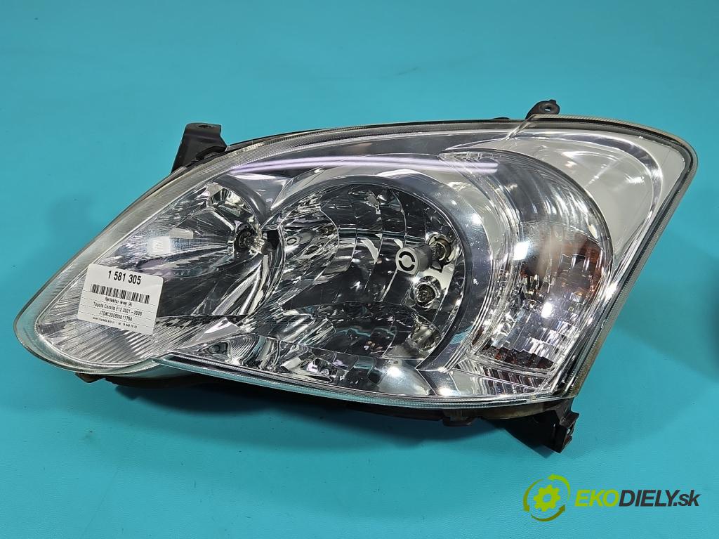 Toyota Corolla E12 2001-2009 1.4 D4D 90 hp manual 66 kW 1364 cm3 5- světlo levý  (Klika dveří ostatní)