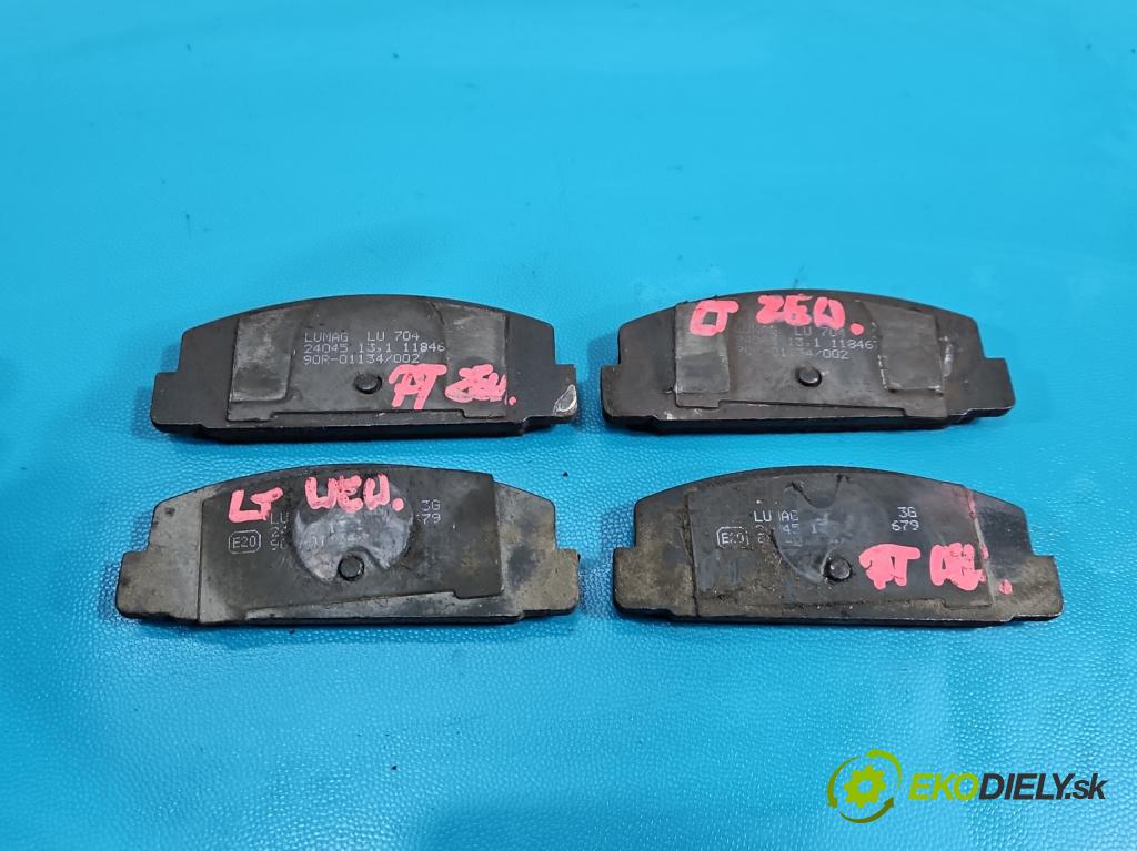 Mazda 6 II GH 2007-2012 2.0 citd 140 HP manual 103 kW 1998 cm3 5- Štíty: brzdové zadné