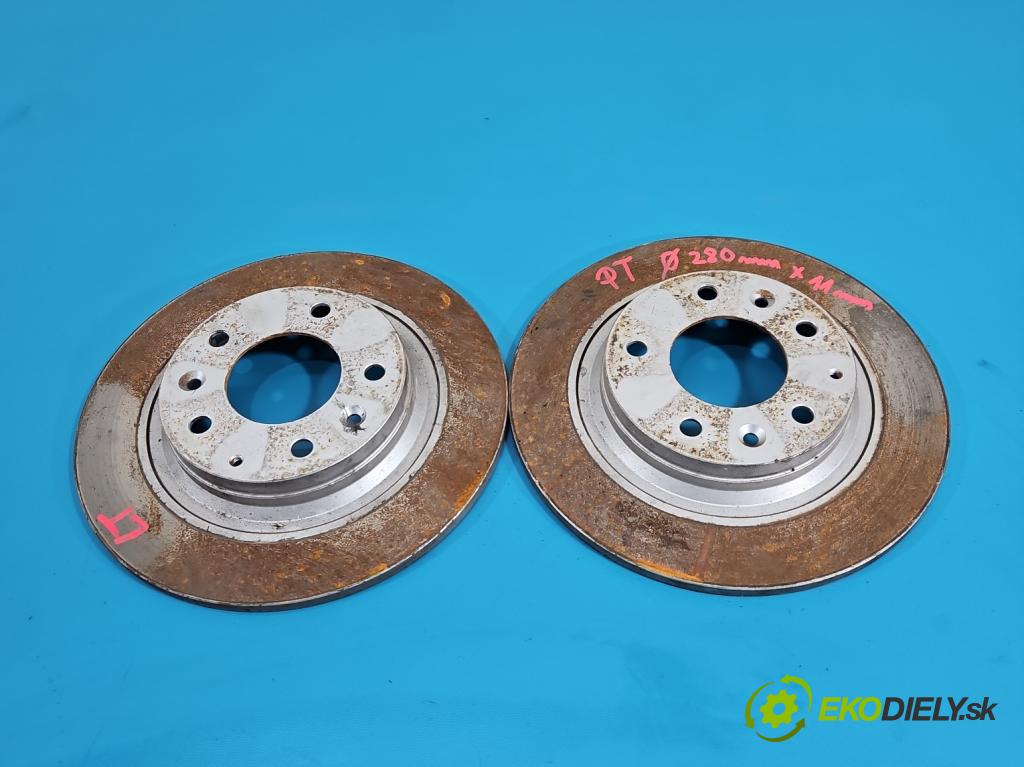 Mazda 6 II GH 2007-2012 2.0 citd 140 HP manual 103 kW 1998 cm3 5- Štíty: brzdové zadné