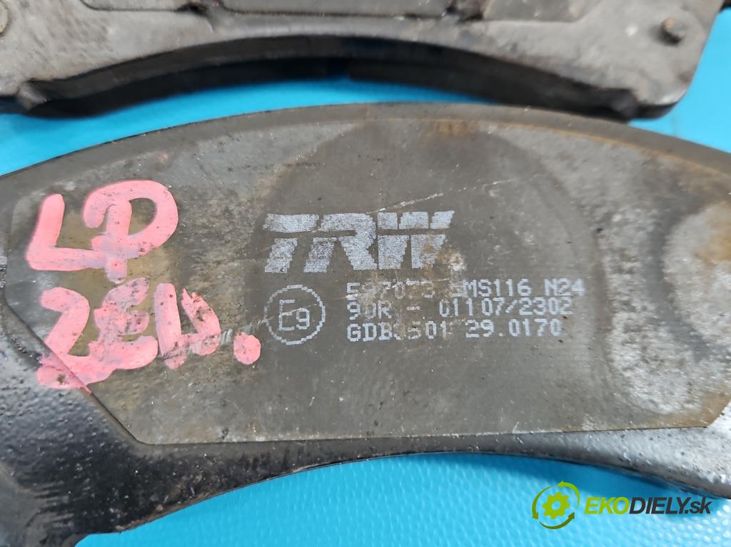 Mazda 6 II GH 2007-2012 2.0 citd 140 HP manual 103 kW 1998 cm3 5- Štíty: brzdové predné