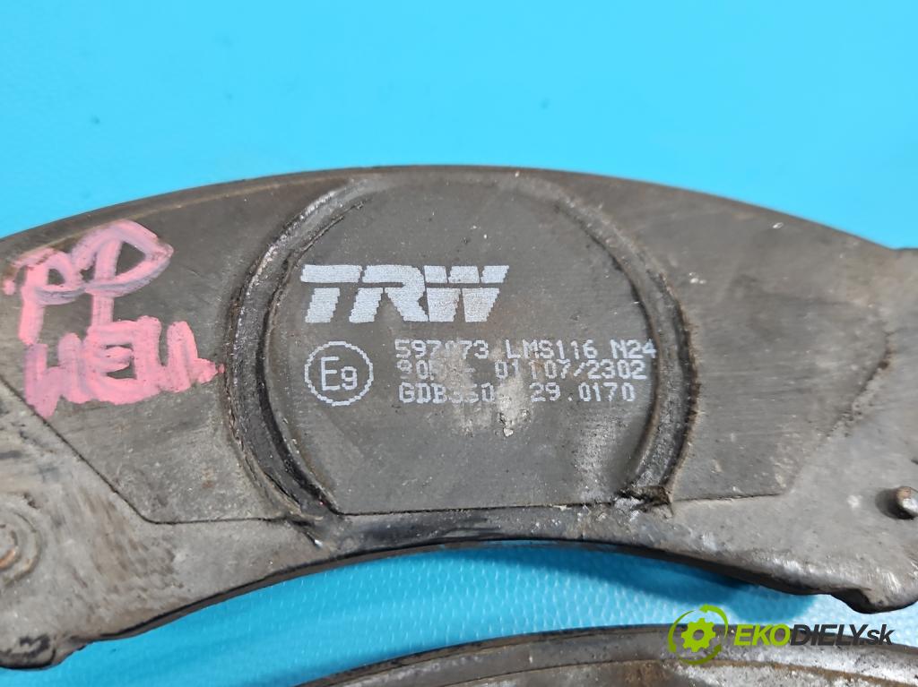 Mazda 6 II GH 2007-2012 2.0 citd 140 HP manual 103 kW 1998 cm3 5- Štíty: brzdové predné