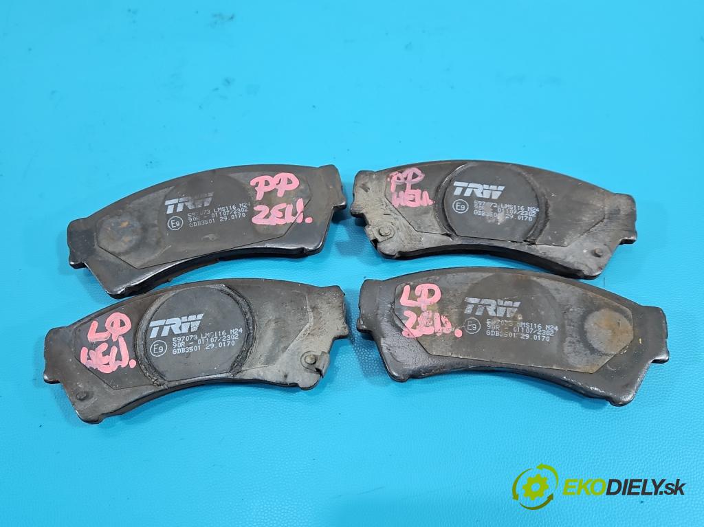 Mazda 6 II GH 2007-2012 2.0 citd 140 HP manual 103 kW 1998 cm3 5- Štíty: brzdové predné