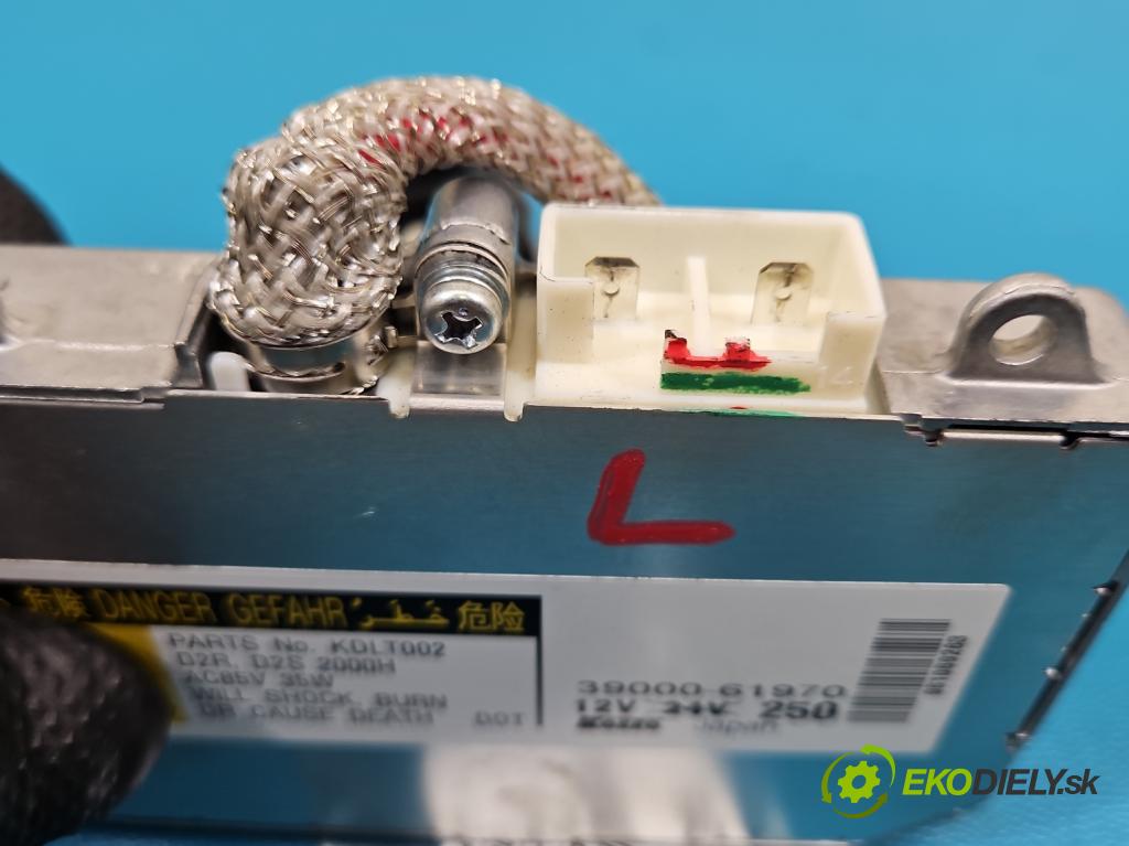 Mazda 6 II GH 2007-2012 2.0 citd 140 HP manual 103 kW 1998 cm3 5- střídač: xenon 39000-61970 (Riadiaca jednotka xenónu)