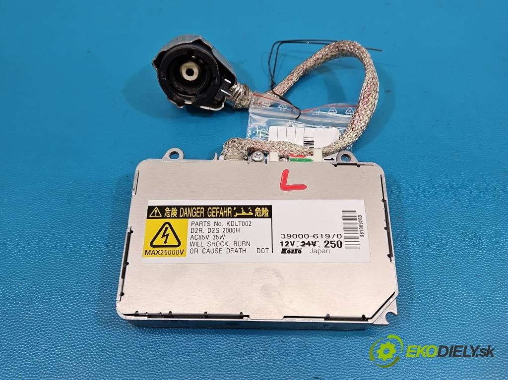 Mazda 6 II GH 2007-2012 2.0 citd 140 HP manual 103 kW 1998 cm3 5- střídač: xenon 39000-61970 (Riadiaca jednotka xenónu)