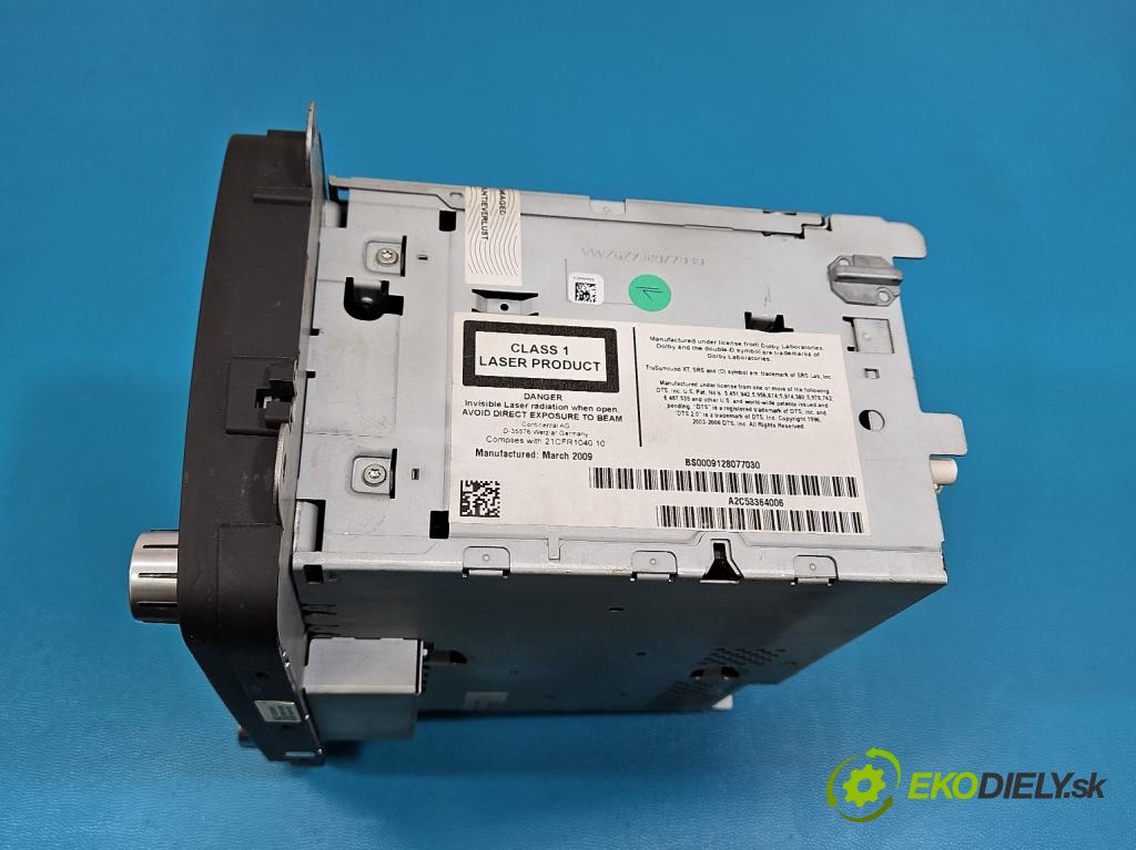 Vw Passat B6 2005-2010 2.0 tdi 136 HP manual 100 kW 1968 cm3 5- Radio originál 1T0035680B