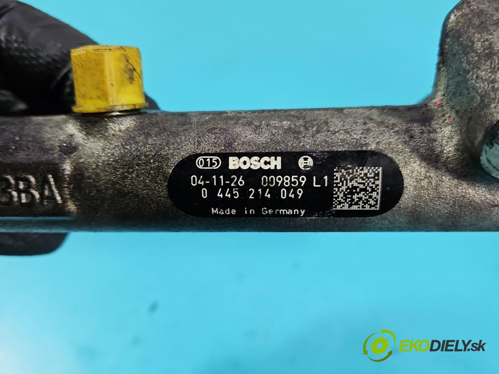 Opel Astra III 2004-2014 1.7 cdti 101 HP manual 74 kW 1686 cm3 5- lišta vstrekovacia 0445214049 (Vstrekovacia lišta)