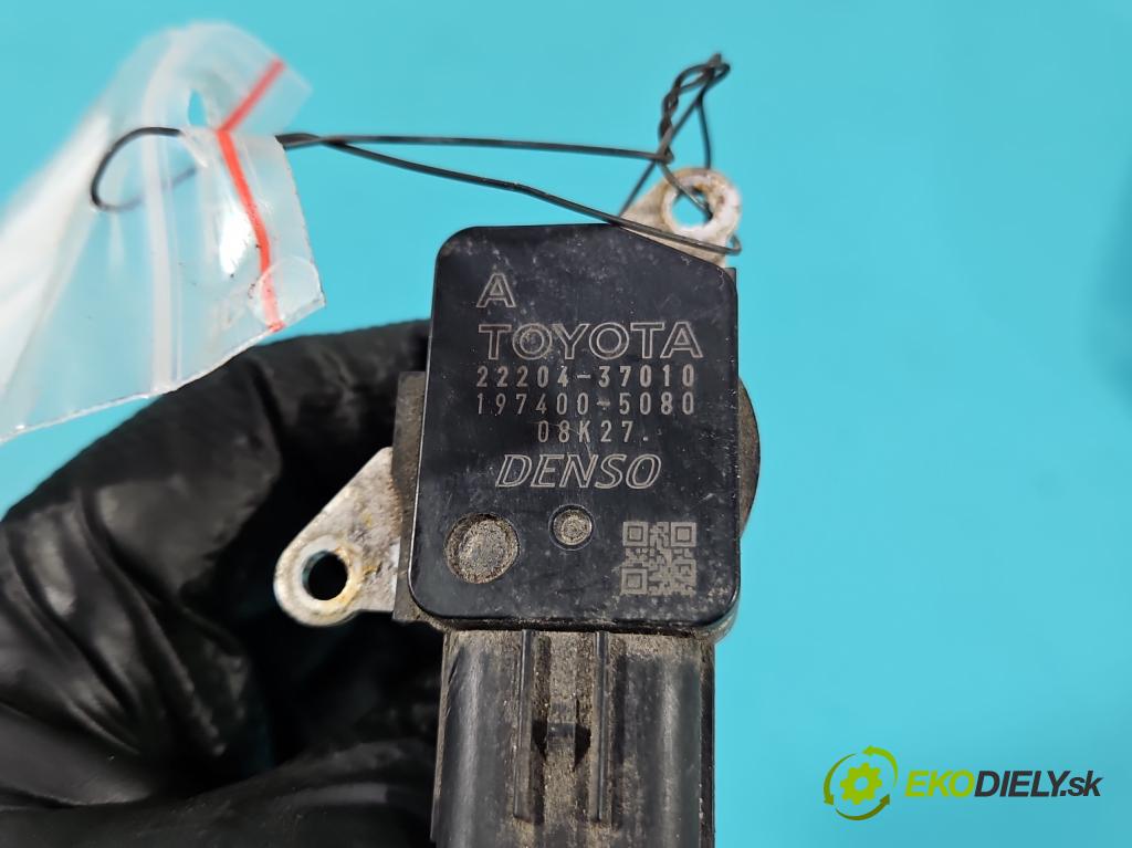 Toyota Verso 2009-2018 1.8 16V 147 HP automatic 108 kW 1798 cm3 5- průtokoměr: 22204-37010 (Váha vzduchu)