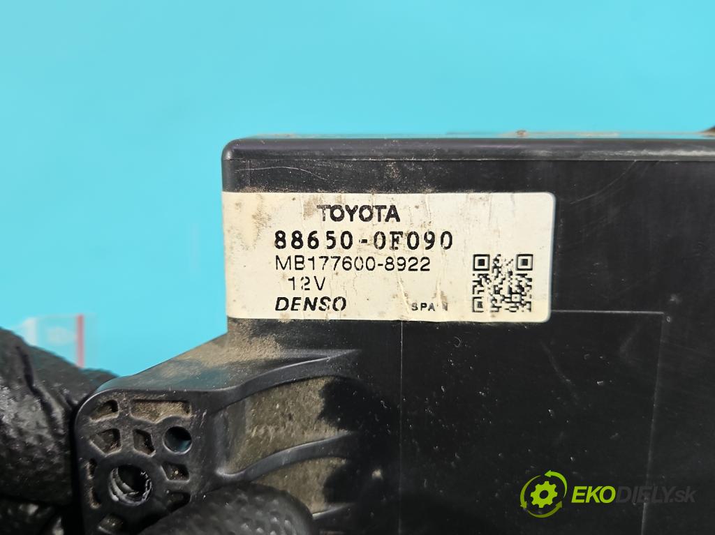 Toyota Verso 2009-2018 1.8 16V 147 HP automatic 108 kW 1798 cm3 5- riadiaca jednotka ostatné 88650-0F090