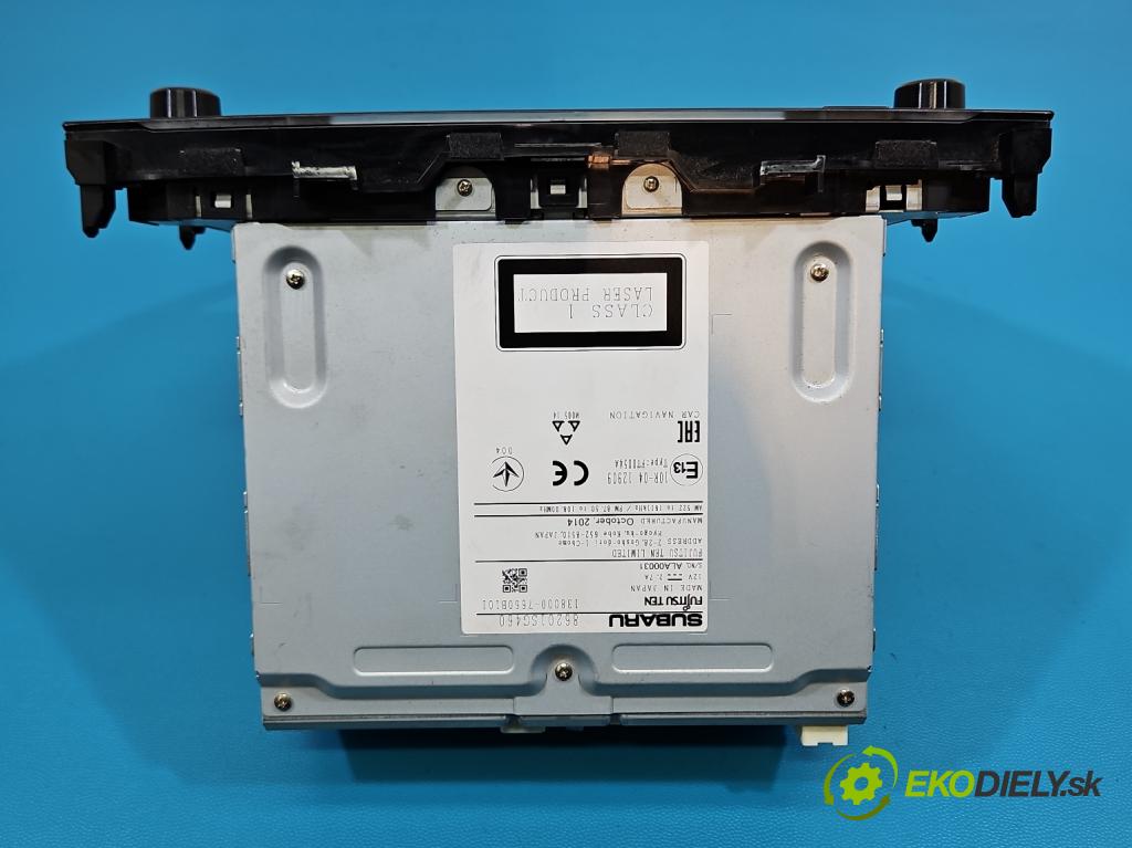 Subaru Forester IV SJ 2012-2018 2.0 BOXER 147 HP automatic 108 kW 1998 cm3 5- Radio originál 86201SG460