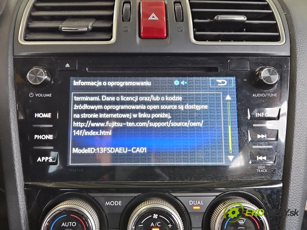 Subaru Forester IV SJ 2012-2018 2.0 BOXER 147 HP automatic 108 kW 1998 cm3 5- Radio originál 86201SG460