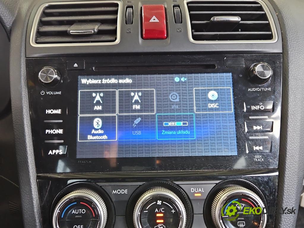 Subaru Forester IV SJ 2012-2018 2.0 BOXER 147 HP automatic 108 kW 1998 cm3 5- Radio originál 86201SG460