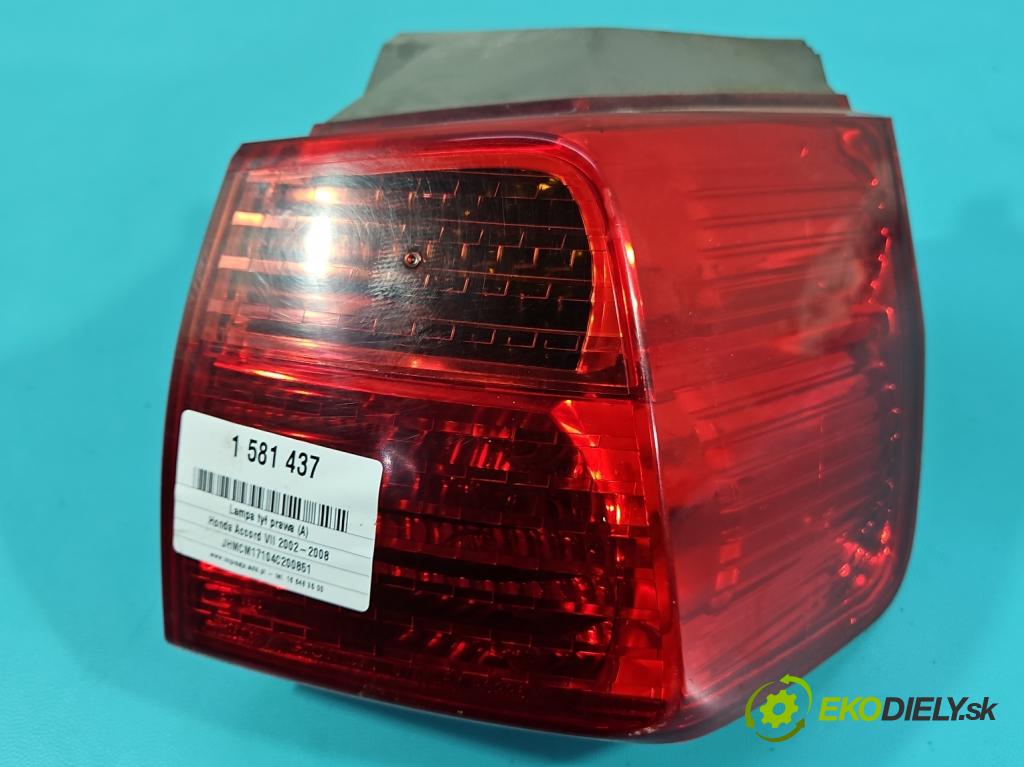 Honda Accord VII 2002-2008 2.0 16V 155 hp manual 114 kW 1998 cm3 5- světlo zadní pravé  (Klika dveří ostatní)