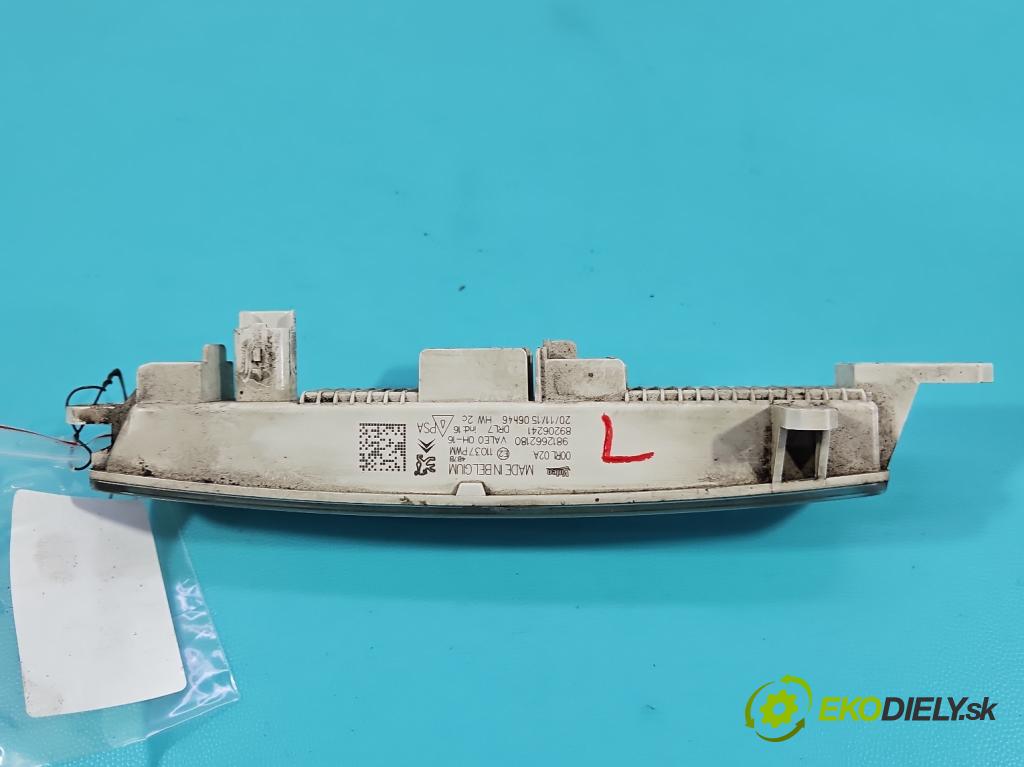 Peugeot 308 II 2013-2021 1.6 hdi 120 HP manual 88 kW 1560 cm3 5- Svetlo: prevádzky ľavé 9812662180