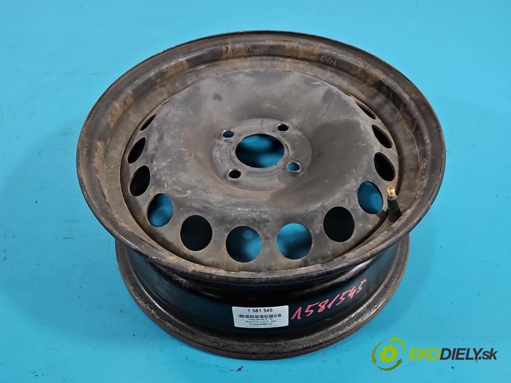 Renault Clio IV 2012-2020 1.2 16V 73 hp manual 54 kW 1149 cm3 5- Felga ocelový 15