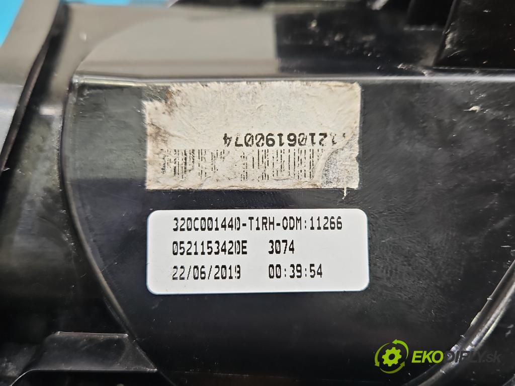 Fiat Tipo II 2015- 1.4 16V 95 HP manual 70 kW 1368 cm3 5- svetlo / reflektor zadné pravé 0521153420 (Kľučka dverí ostatné)