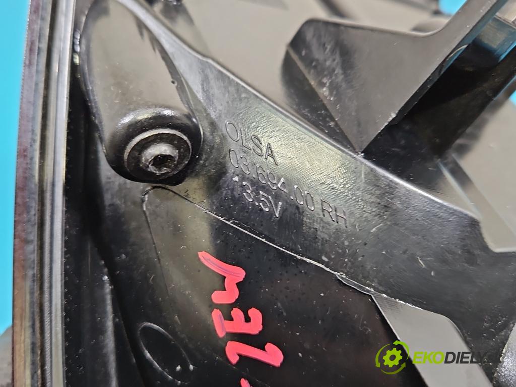 Fiat Tipo II 2015- 1.4 16V 95 HP manual 70 kW 1368 cm3 5- svetlo / reflektor zadné pravé 0521153420 (Kľučka dverí ostatné)