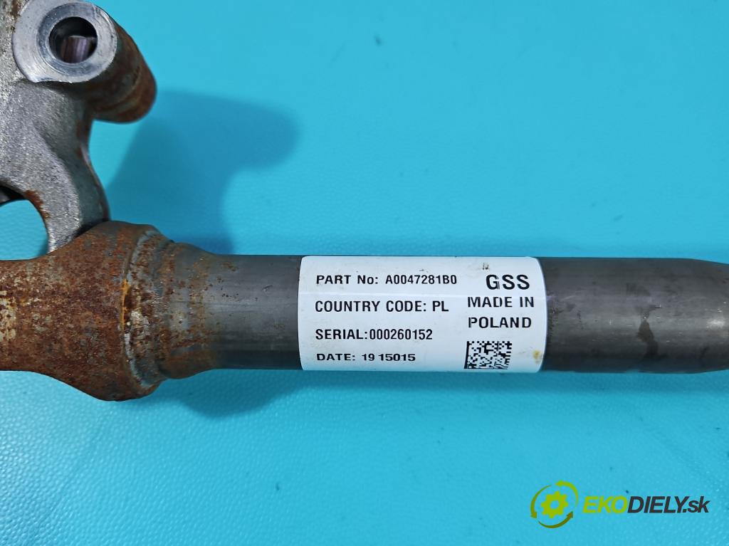 Fiat Tipo II 2015- 1.4 16V 95 hp manual 70 kW 1368 cm3 5- Sloupek volant A0047281B0 (Tyč řízení (volantu))