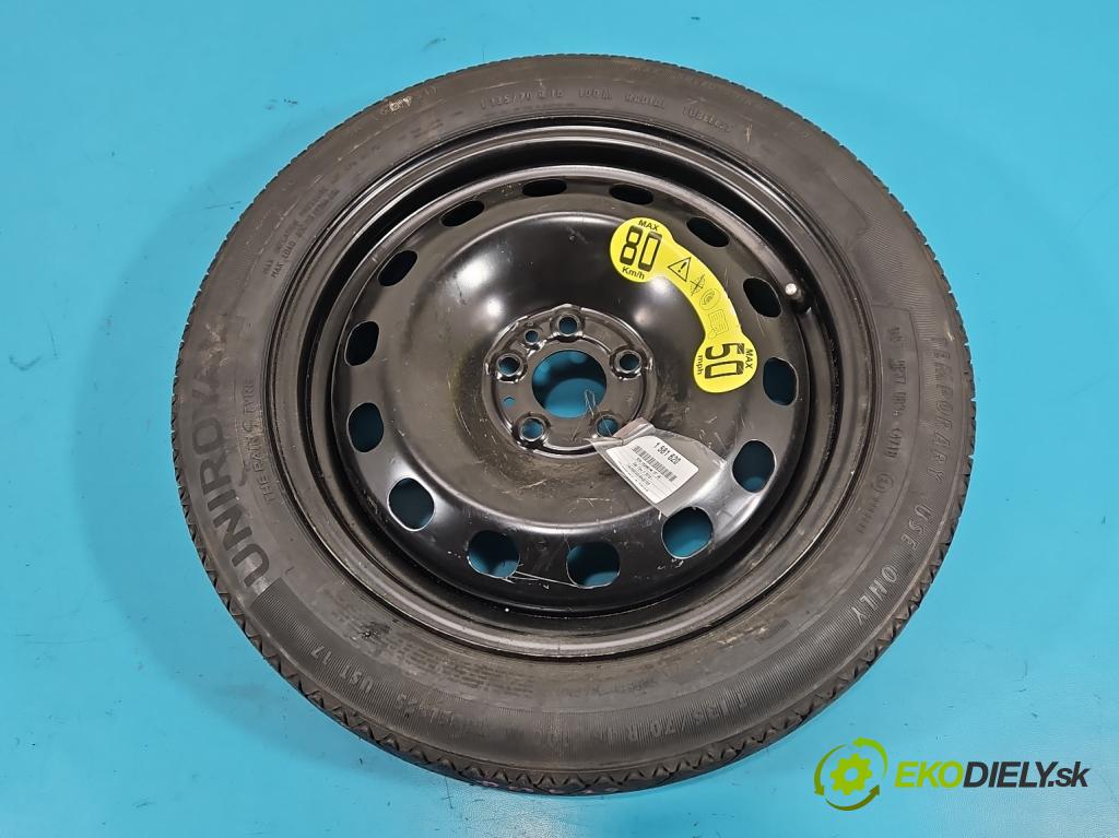 Fiat Tipo II 2015- 1.4 16V 95 HP manual 70 kW 1368 cm3 5- koleso rezervne 16