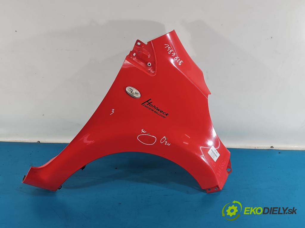 Citroen C1 I 2005-2014 1.0 12V 68 HP manual 50 kW 998 cm3 5- blatník predné pravý  (Kľučka dverí ostatné)