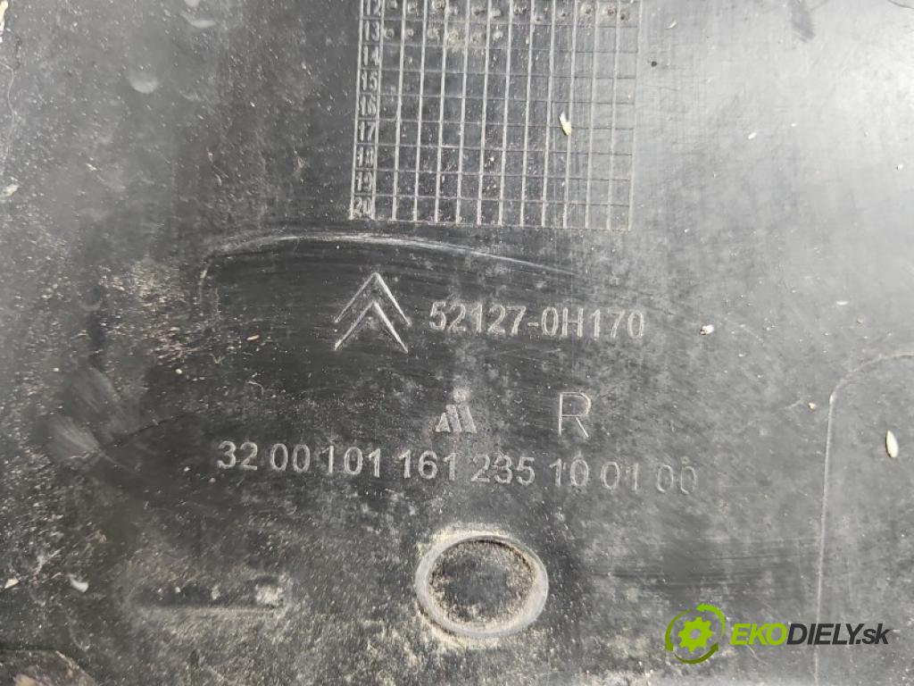 Citroen C1 I 2005-2014 1.0 12V 68 hp manual 50 kW 998 cm3 5- Zaślepka: mřížka: nárazníku pravé 52127-0H170