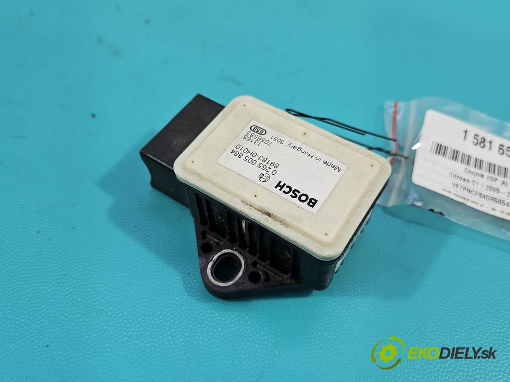 Citroen C1 I 2005-2014 1.0 12V 68 HP manual 50 kW 998 cm3 5- snímač ESP 0265005884